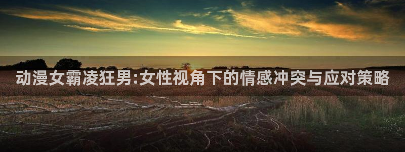 囧次元下载官方app：动漫女霸凌狂男:女性视角下的情感冲突与应对策略